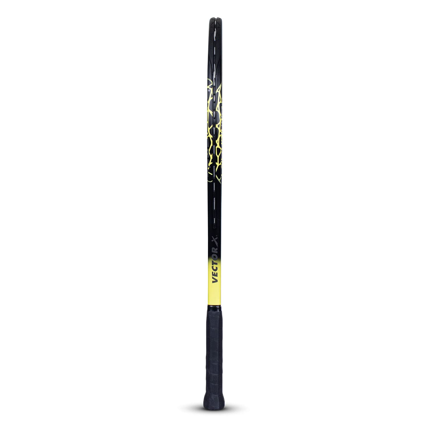 Vector X Barricade Black One Piece Composite Multicolour Full Cover Tennis Racquet - Image 4