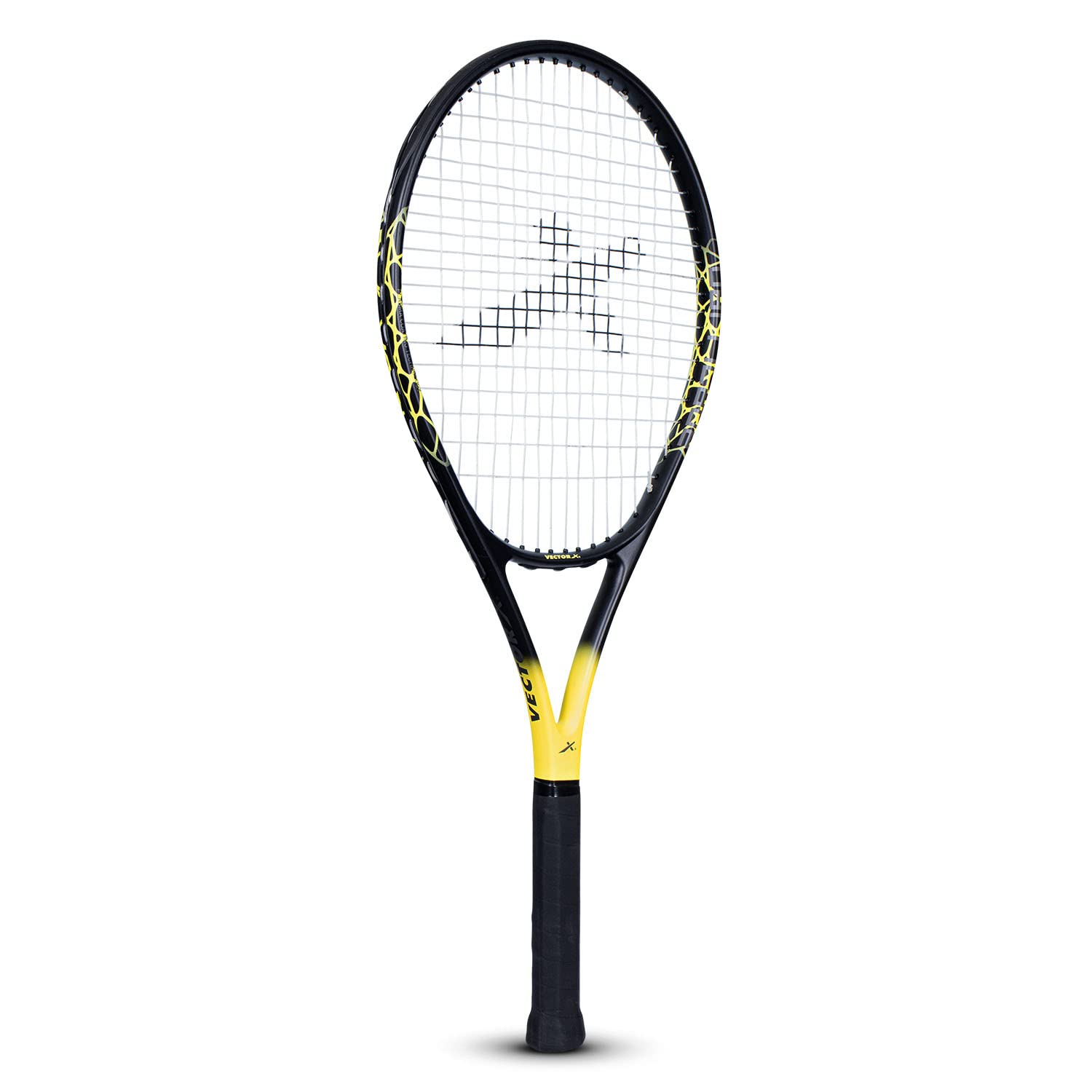 Vector X Barricade Black One Piece Composite Multicolour Full Cover Tennis Racquet - Image 3