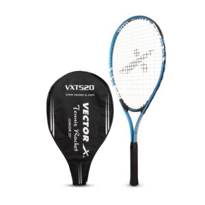 Vector X VXT-520-1 Blue Strung Tennis Racquet, 23-inch