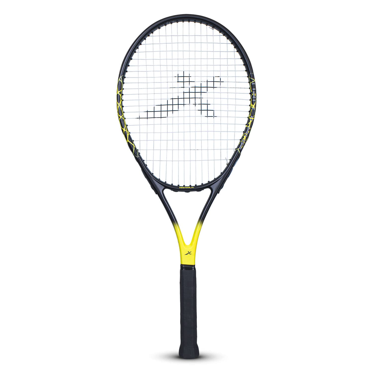 Vector X Barricade Black One Piece Composite Multicolour Full Cover Tennis Racquet - Image 2