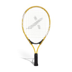 Vector X VXT-520 Strung Yellow Tennis Racquet (21-inch, Full Cover)