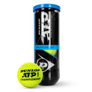 Dunlop Atp Championship Tennis Balls (1 Can (3 Balls/Can), Yellow)