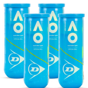Dunlop Australian Open Tennis Ball (4 Can | 12 Balls (3 Balls/Can)