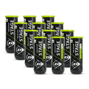 Dunlop Stage 1 Green Tennis Ball (12 Can (3 Balls/Can) 36 Balls